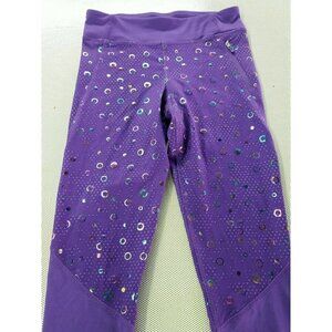Girl's Leggings Champion DUODRY Purple Medium 7/8